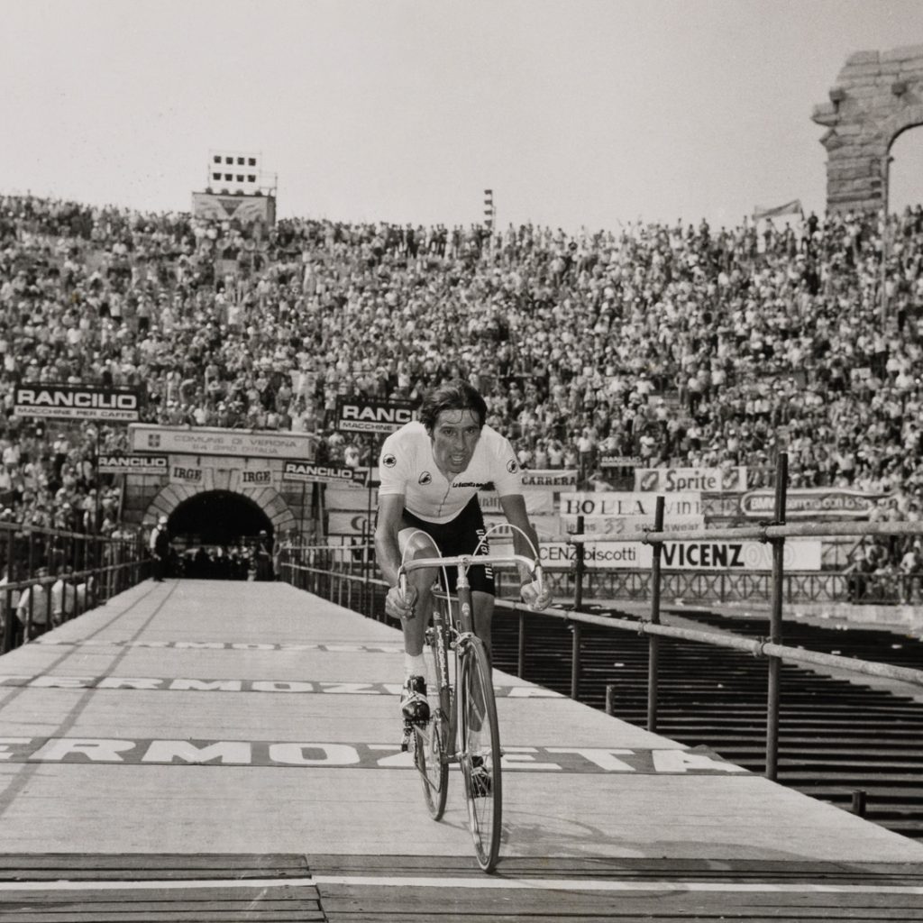 Giovanni Battaglin in trionfo al Giro d'Italia 1981
